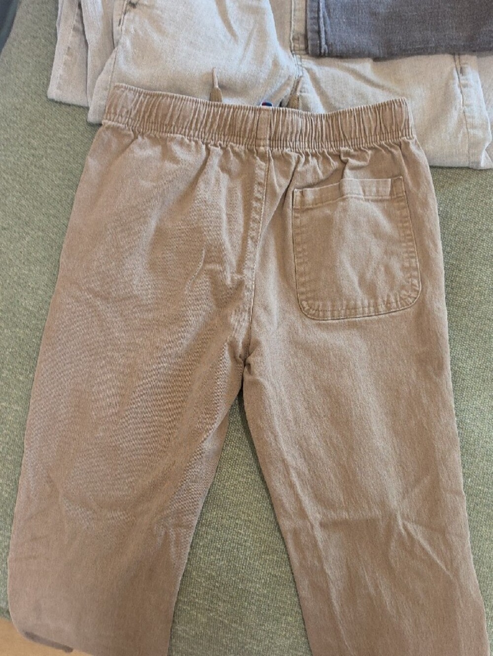 Old Navy 10-12 Elastic-Waist Drawstring Pants - Brown, Gray, Washed Black - Picture 6 of 11